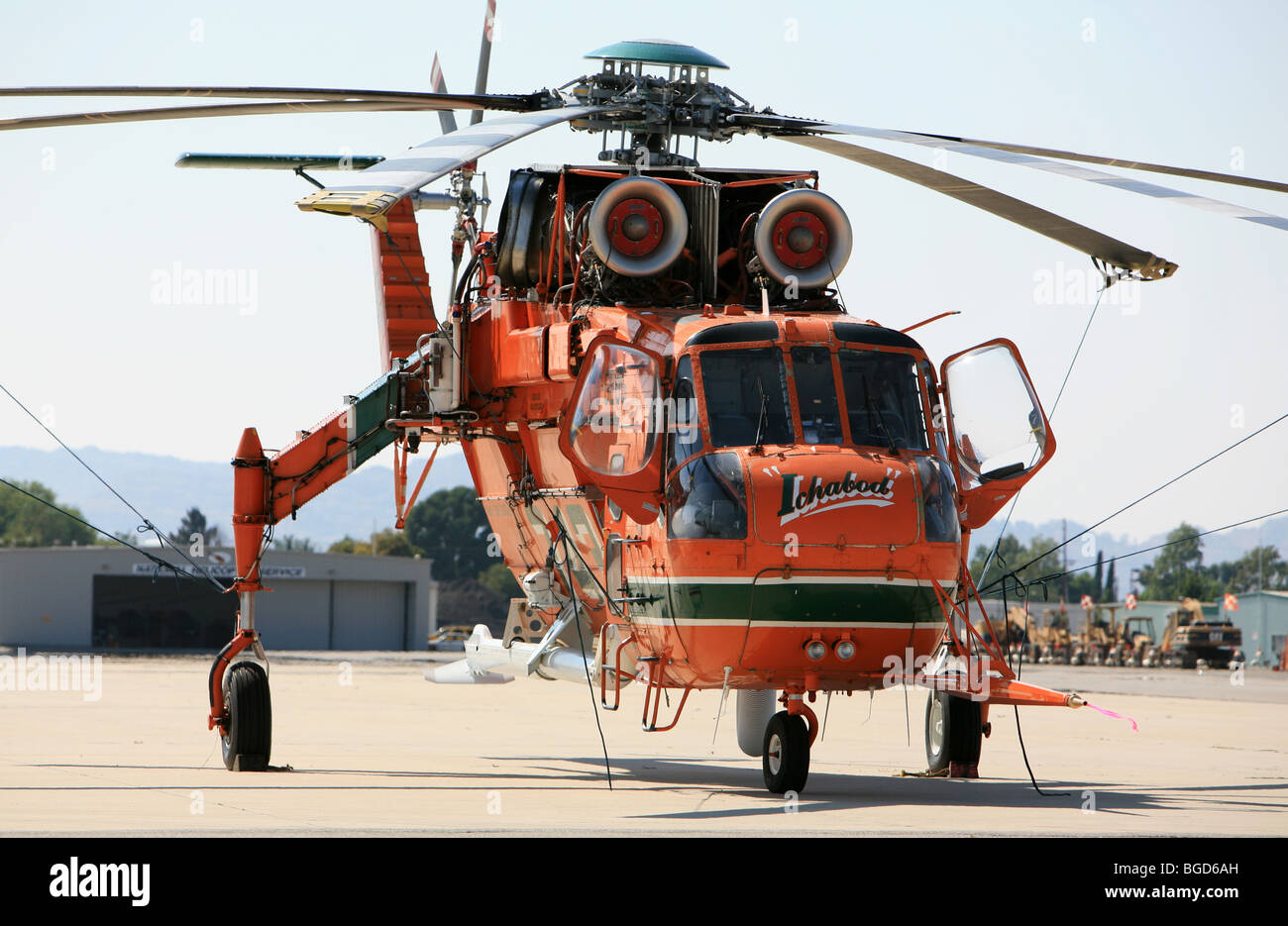 Los Angeles-Feuerwehr-Helikopter Stockfoto