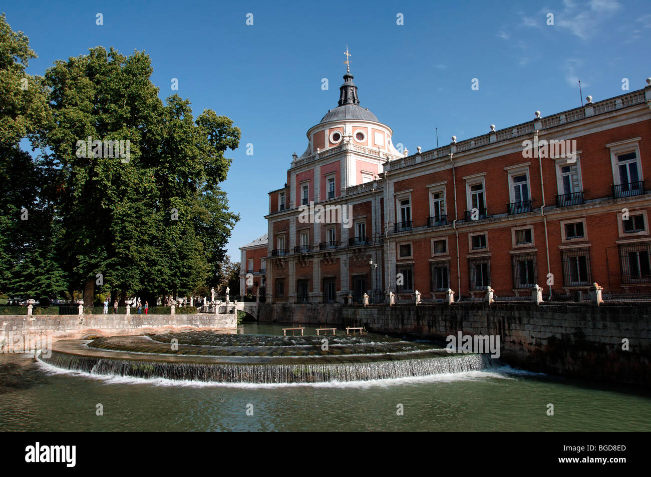 Königlichen Palast von Aranjuez in Madrid, Spanien. UNESCO-Weltkulturerbe. Stockfoto