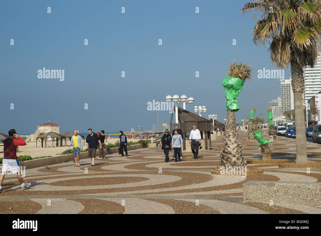 Tel Aviv Stadt Aspekt Stockfoto