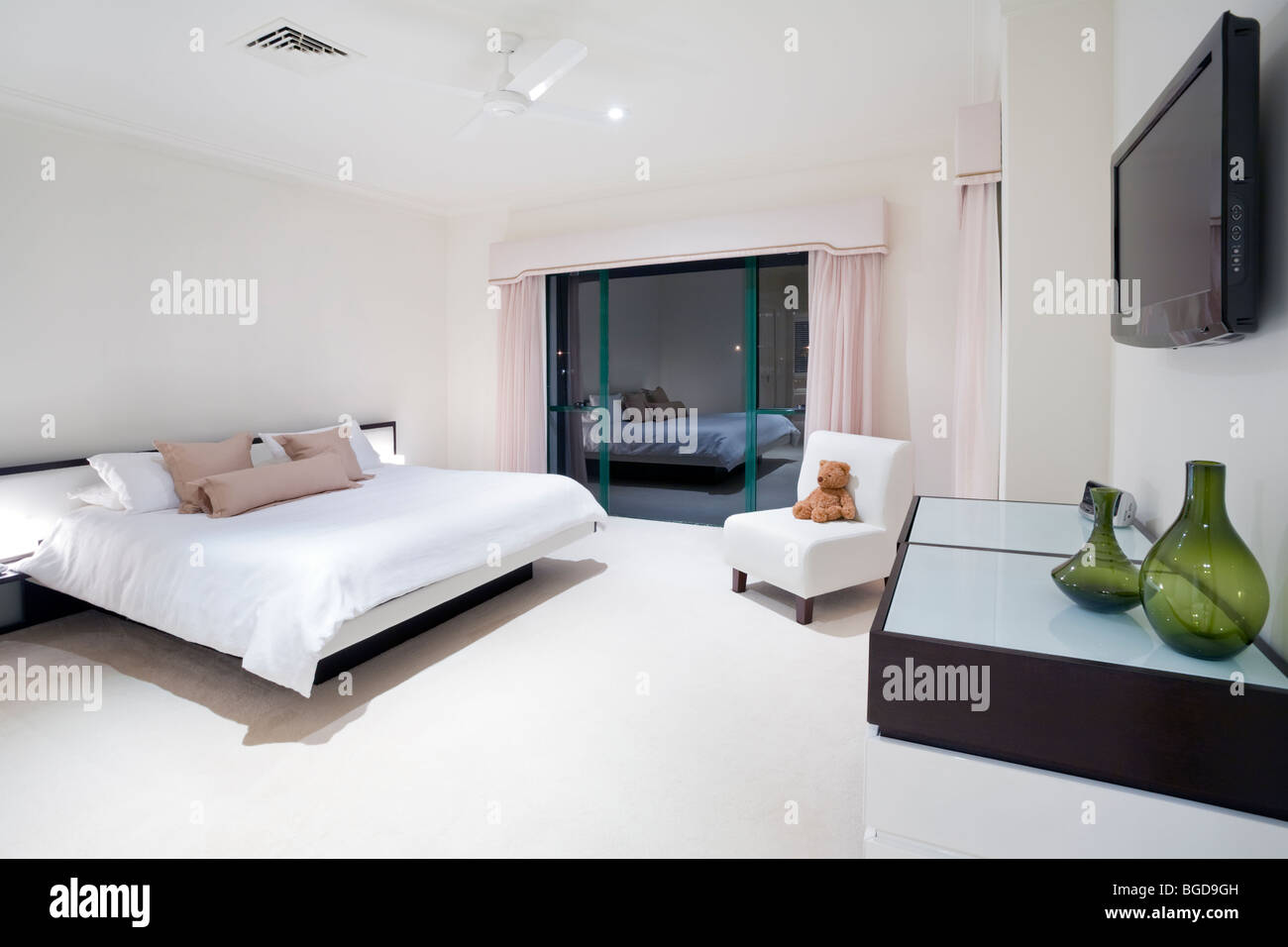 Master-Schlafzimmer Luxus-Villa Stockfoto