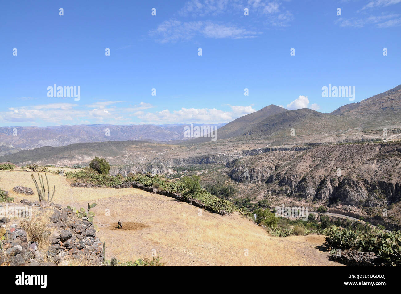Landschaft. Huari, Wari, Peru, Südamerika, Lateinamerika Stockfoto