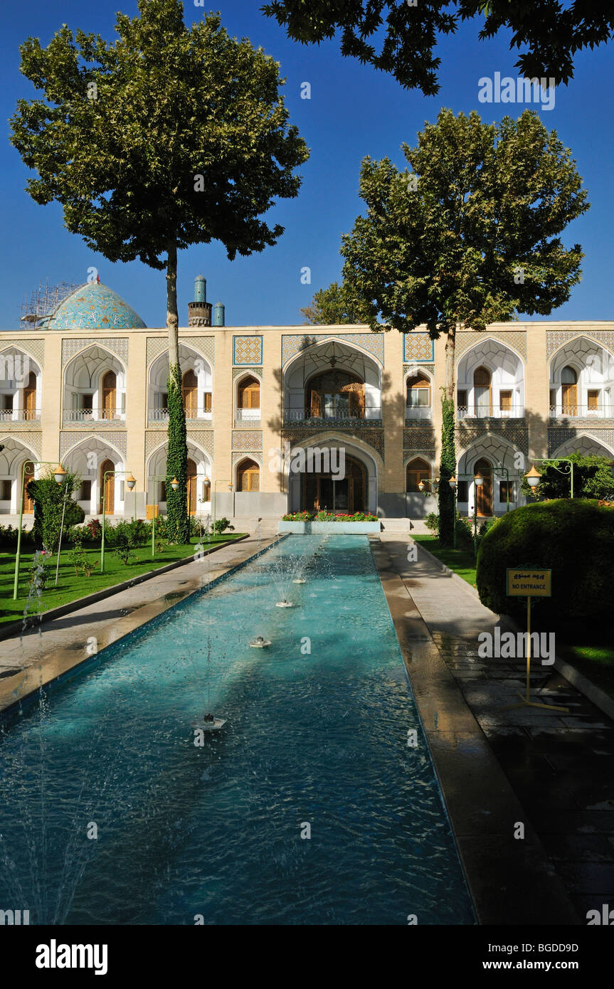 Historischen Abbasi Nordfassade und Hotel, UNESCO-Weltkulturerbe, Esfahan, Isfahan, Iran, Persien, Asien Stockfoto