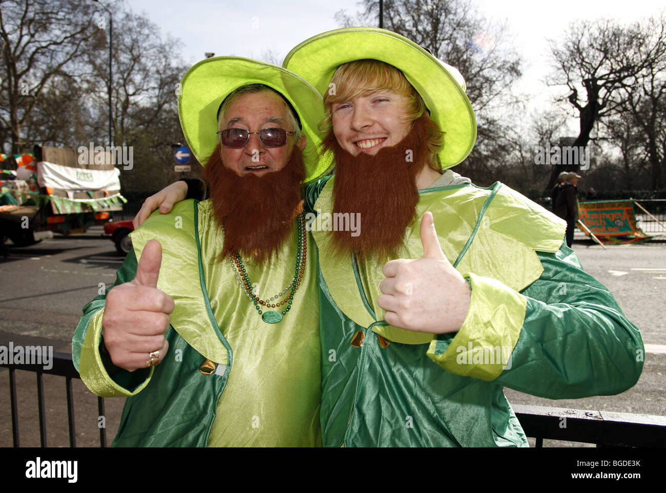 St. Patricks Day Parade in London, 2009 Stockfoto