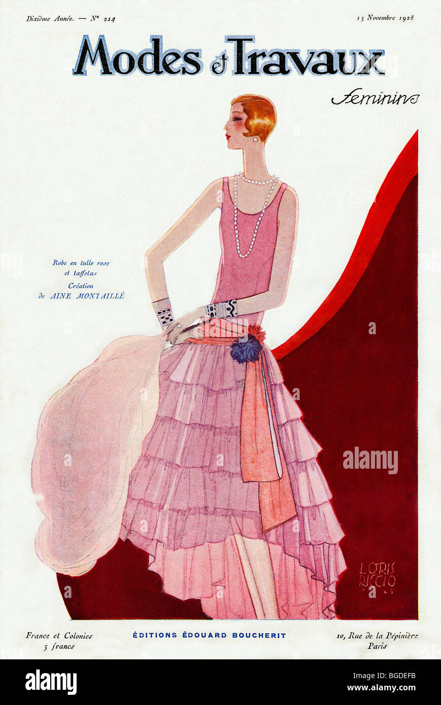 Evening gown 1920s Fotos und Bildmaterial in hoher Auflösung Alamy