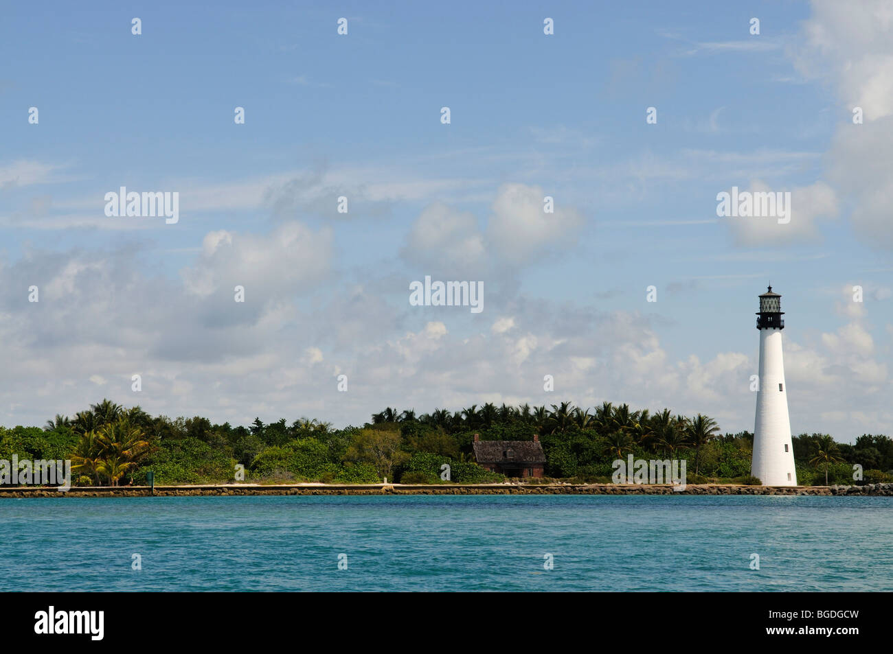 Key Biscayne, Cape Florida State Park, Leuchtturm, Miami, Florida, USA Stockfoto