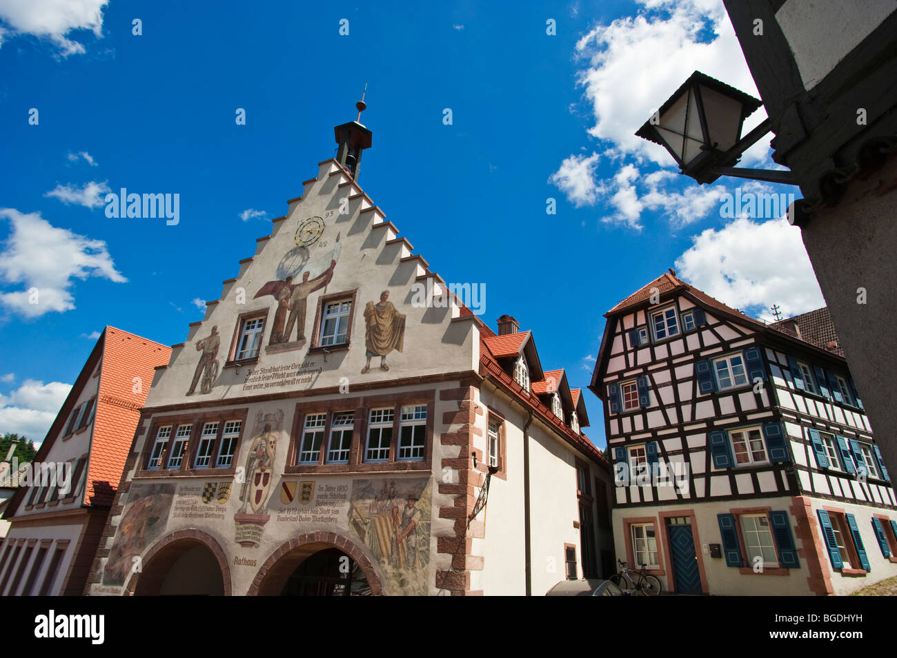 Rathaus, Schiltach, Schwarzwald, Baden-Württemberg, Deutschland, Europa Stockfoto