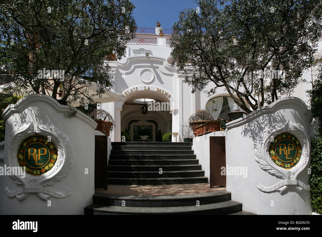 Europa, Italien, Kampanien, Isle of Capri, Relais La Palma Stockfoto