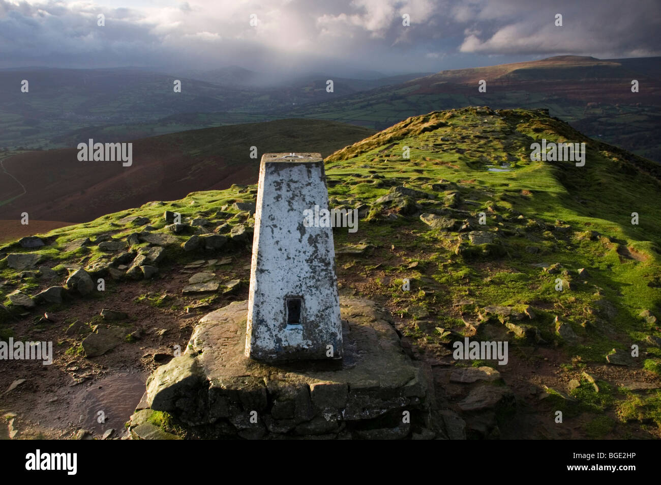 Gipfel der Zuckerhut, in den schwarzen Bergen, Wales Stockfoto