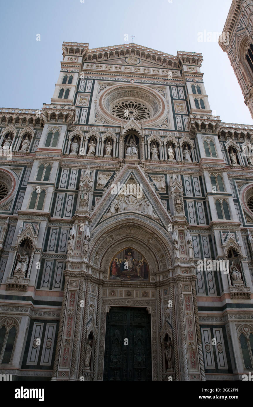 Die Basilica di Santa Maria del Fiore (Duomo) in Florenz Stockfoto