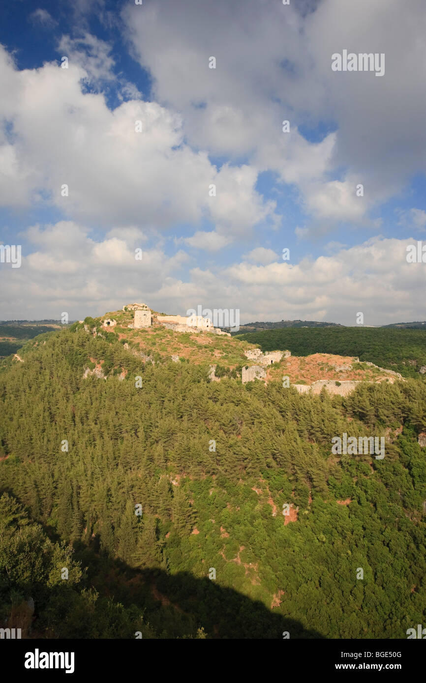 Syrien, Nordküste, Qalaat Salah Ad-Din (Saladin Kreuzfahrerburg) Stockfoto