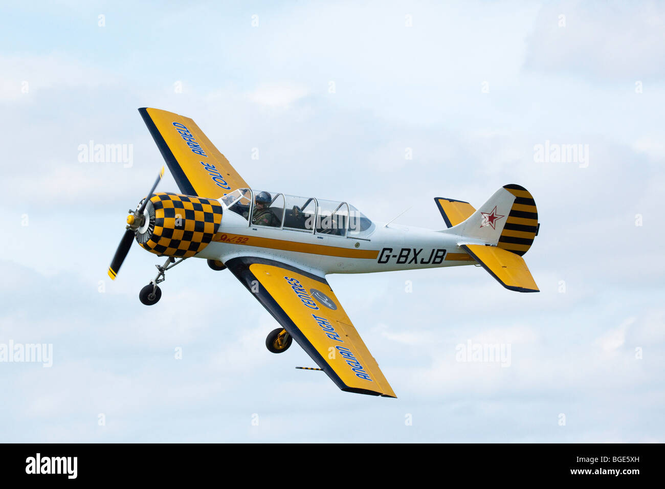 Jakowlew Jak-52 Flugzeug Air show 2009 Stockfoto