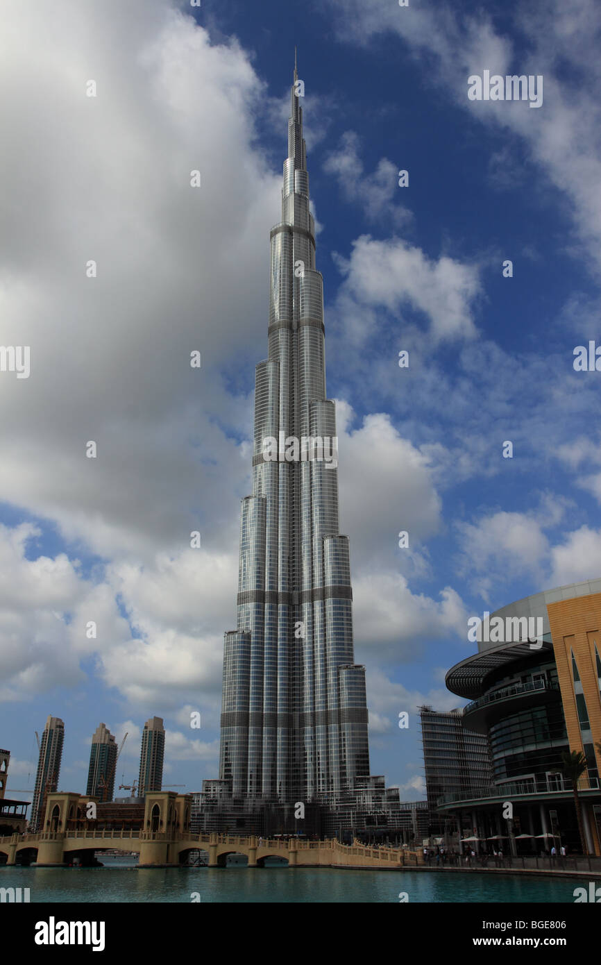 Burj Dubai, Welten höchste Gebäude Stockfoto