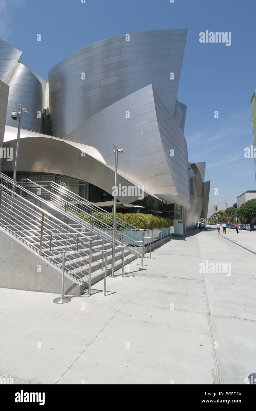 Walt Disney Concert Hall in der Innenstadt von Los Angeles United State von Frank Gehry entworfen Stockfoto