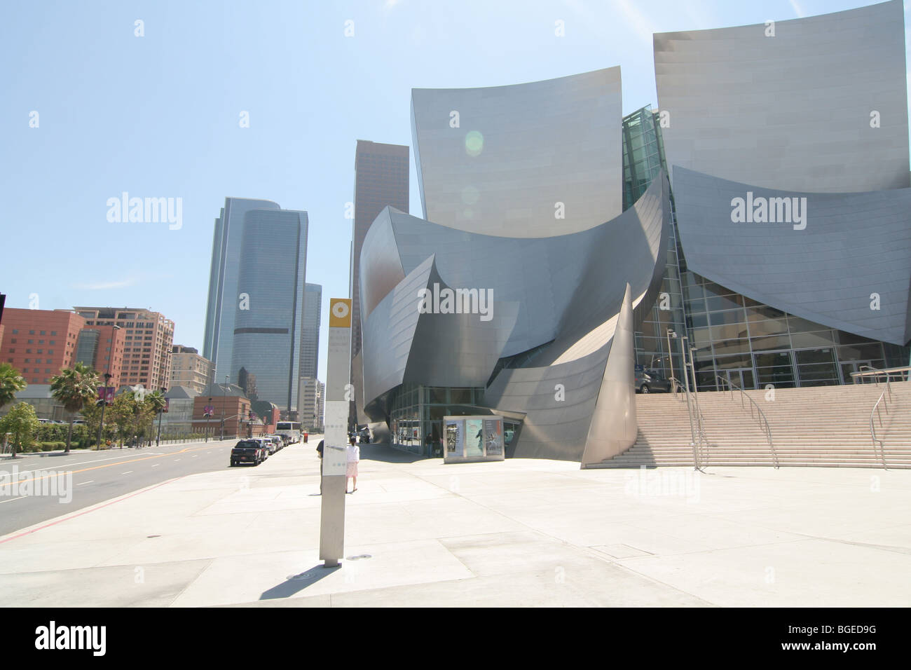 Walt Disney Concert Hall in der Innenstadt von Los Angeles United State von Frank Gehry entworfen Stockfoto