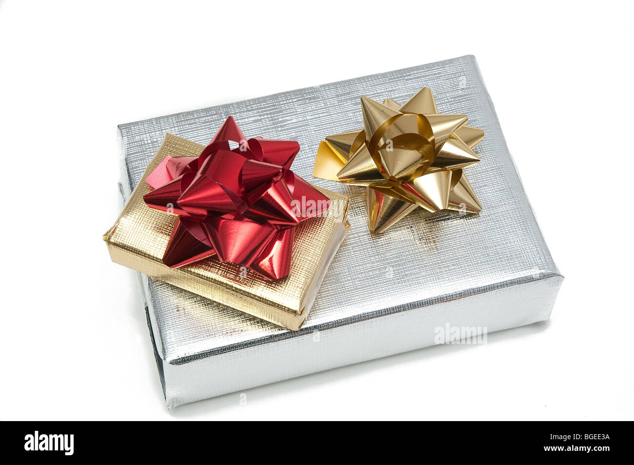 Weihnachts-Geschenk-Pakete Stockfoto