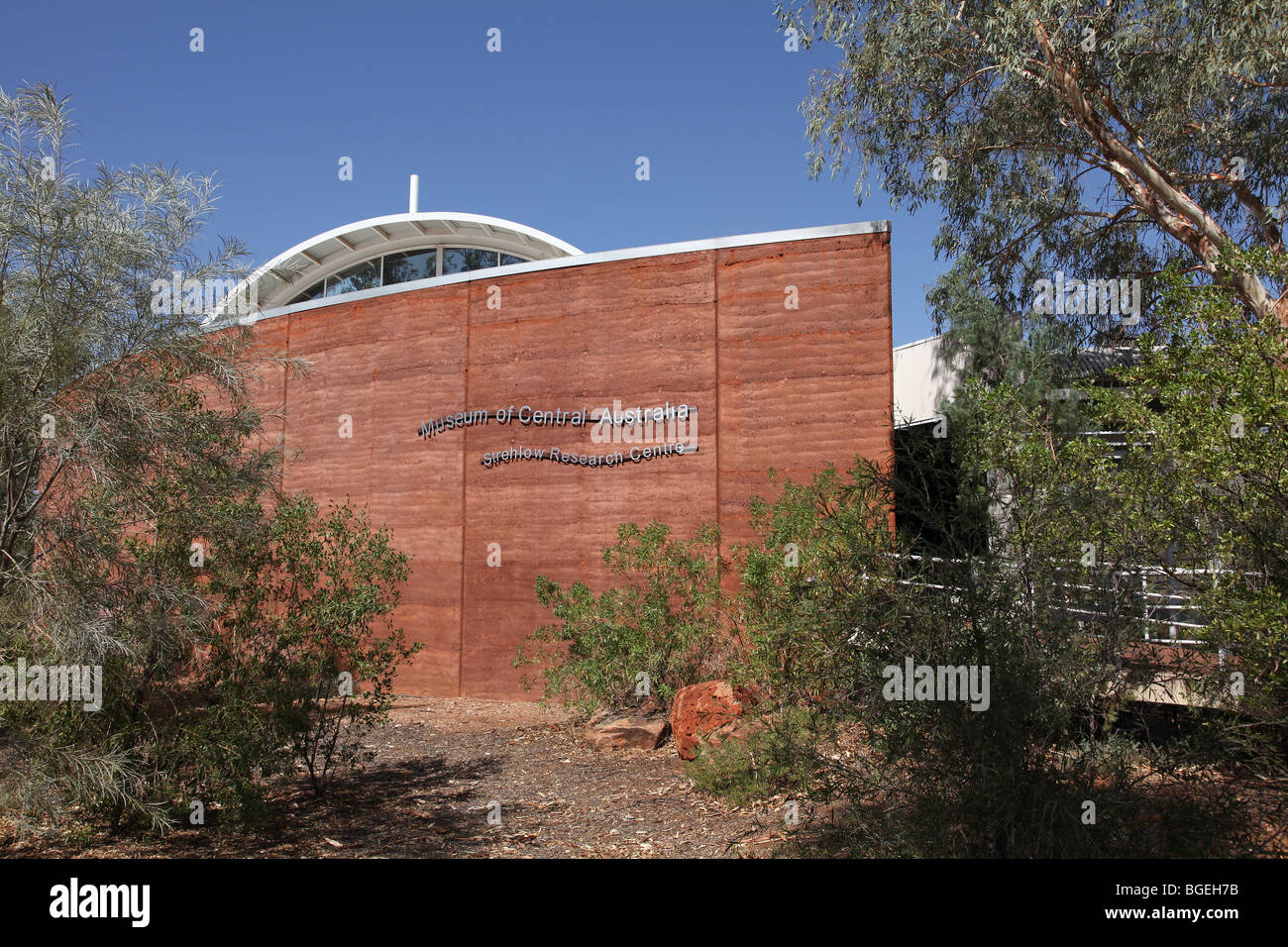 Alice Springs-Strehlow Research Centre-NT-Australien Stockfoto