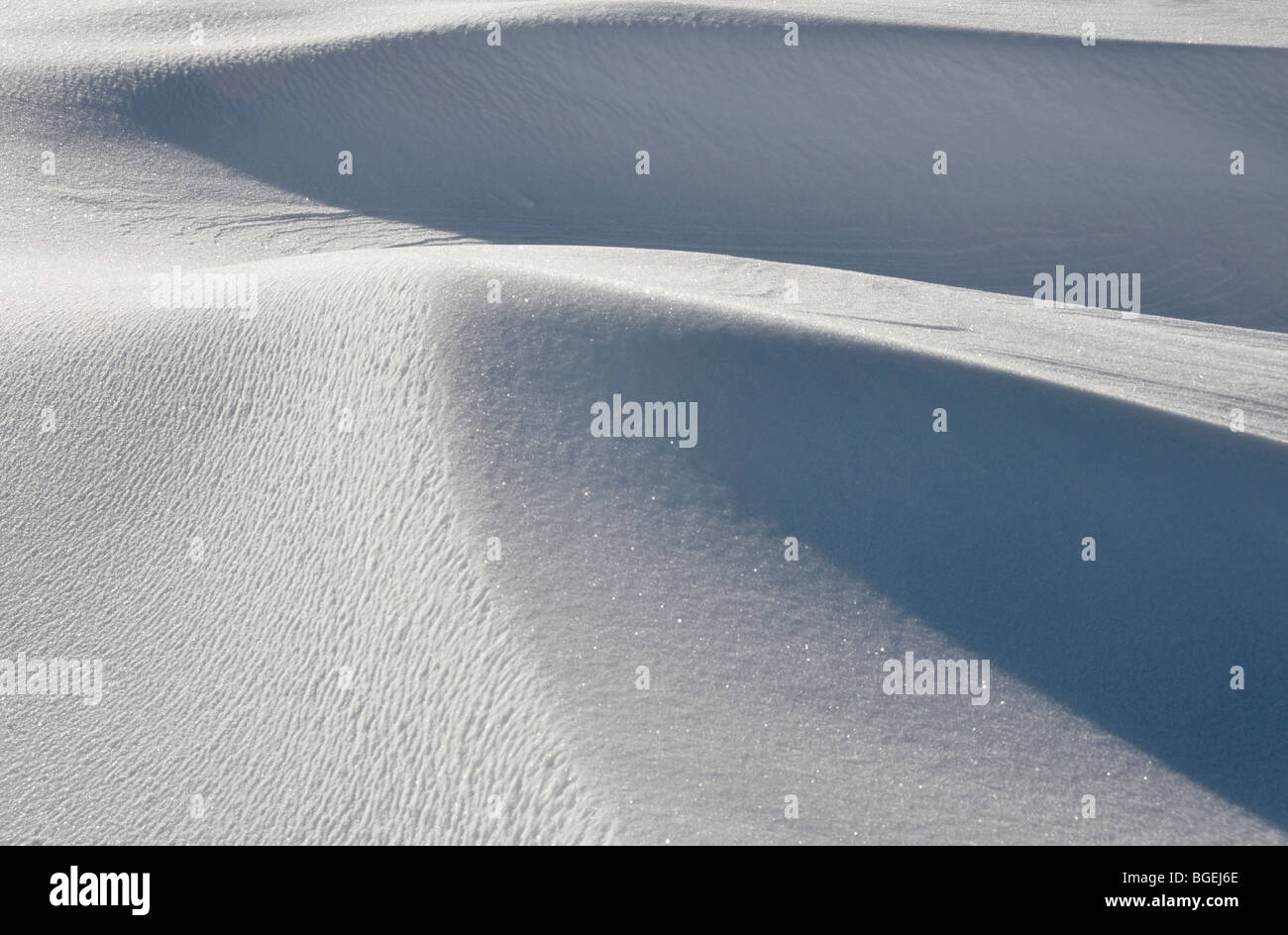 Snow Drift, Croft Kopf, Southern Uplands, Schottland Stockfoto
