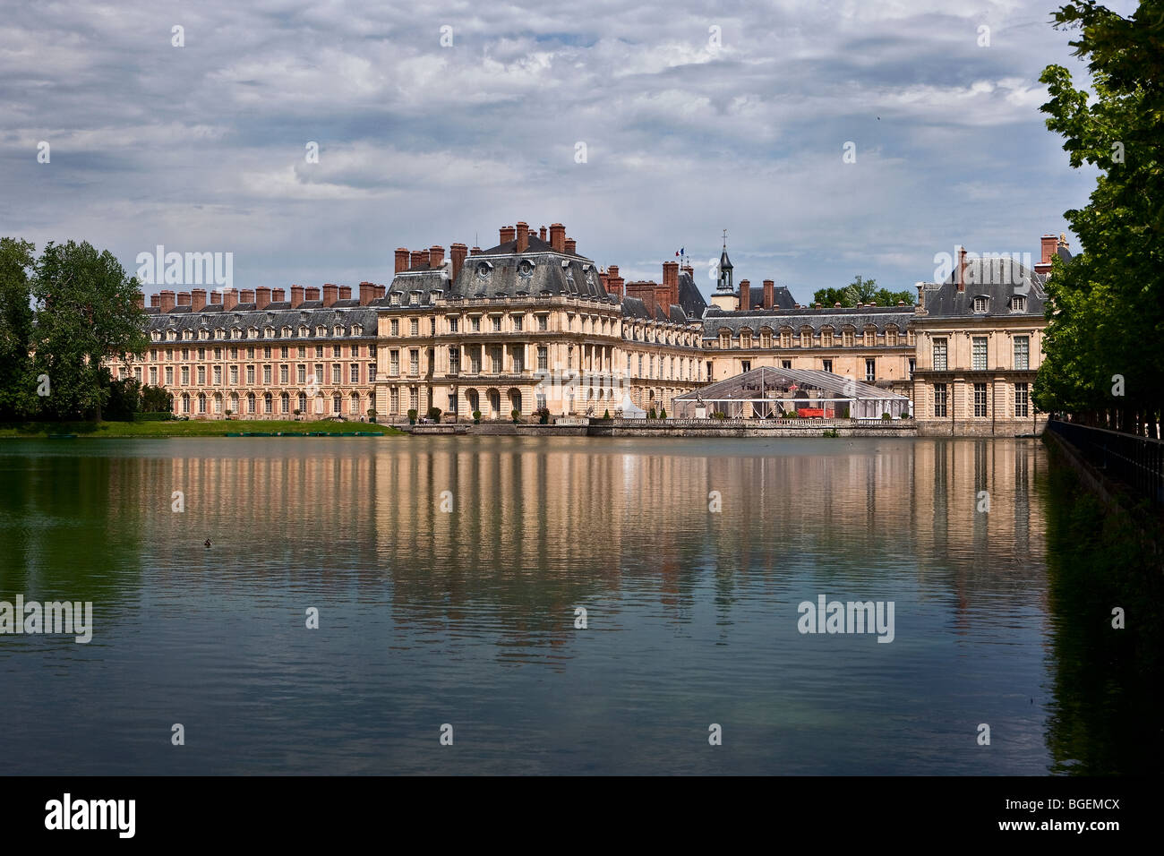 Chateau de Fontainebleau, das Schloss von Fontainebleau, Paris, Frankreich, Europa Stockfoto