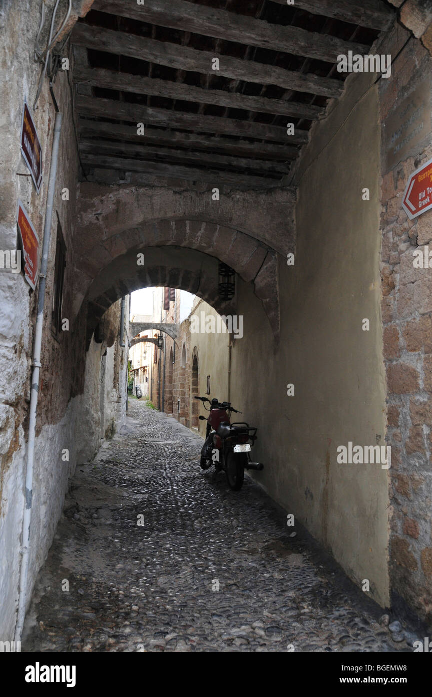 Griechenland, Rhodos, Rhodos Stadt, die Altstadt von Rhodos, Stockfoto