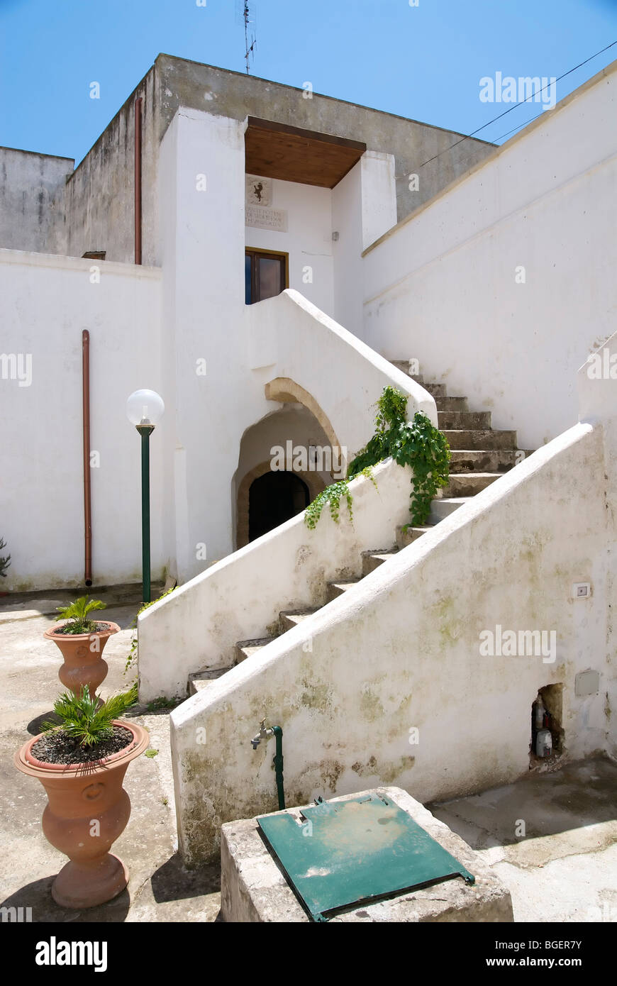 Italien: Apulien, Morciano di Leuca (Lecce) in der Burg Stockfoto