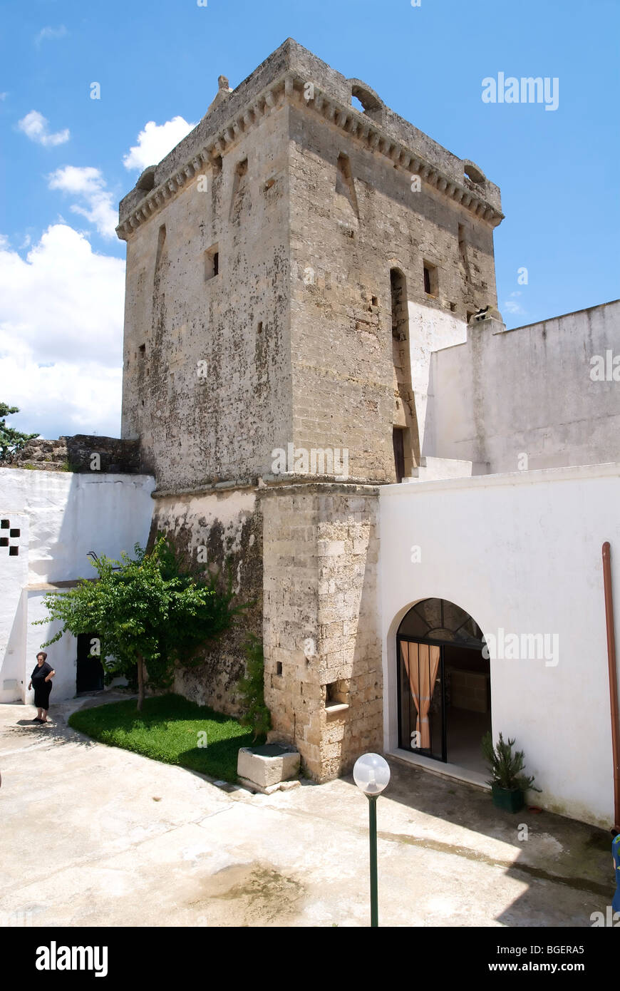 Italien: Apulien, Morciano di Leuca (Lecce) in der Burg Stockfoto