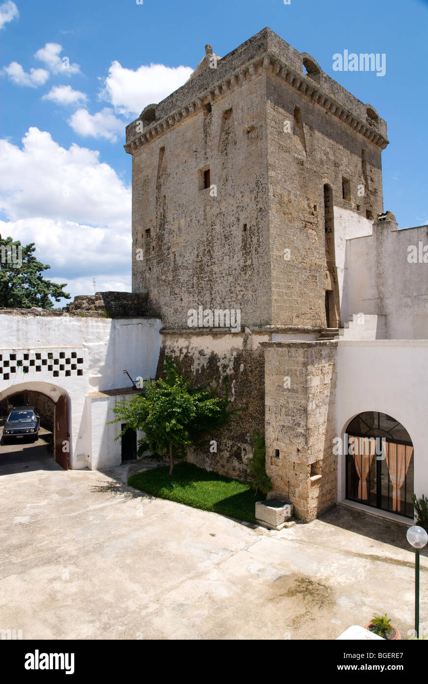 Italien: Apulien, Morciano di Leuca (Lecce) in der Burg Stockfoto