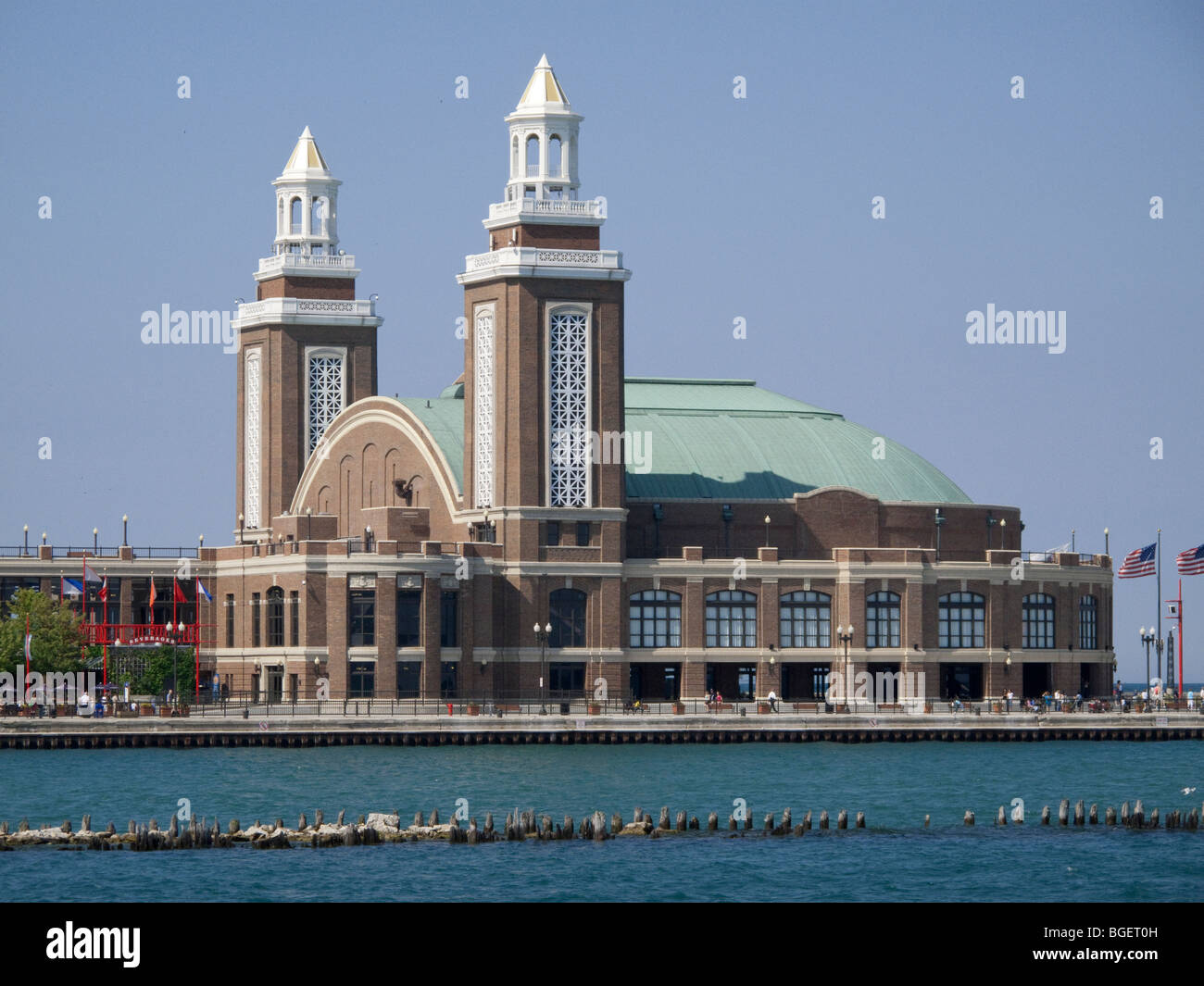 Elch 1017 Illinois Chicago Navy Pier Festspielhaus Stockfoto