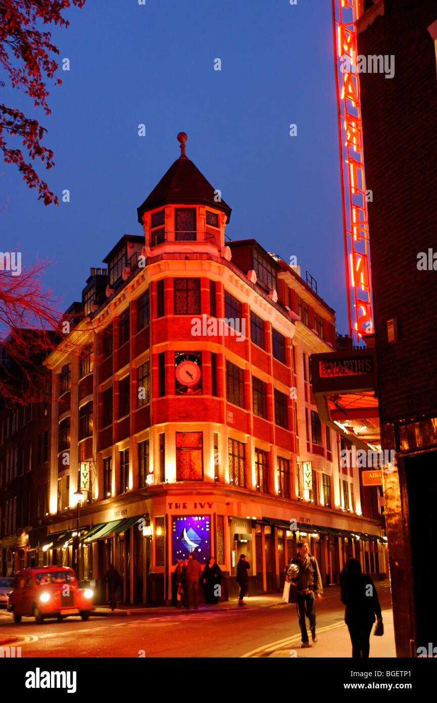 Die Efeu-Restaurant. London. GROßBRITANNIEN 2009 Stockfoto