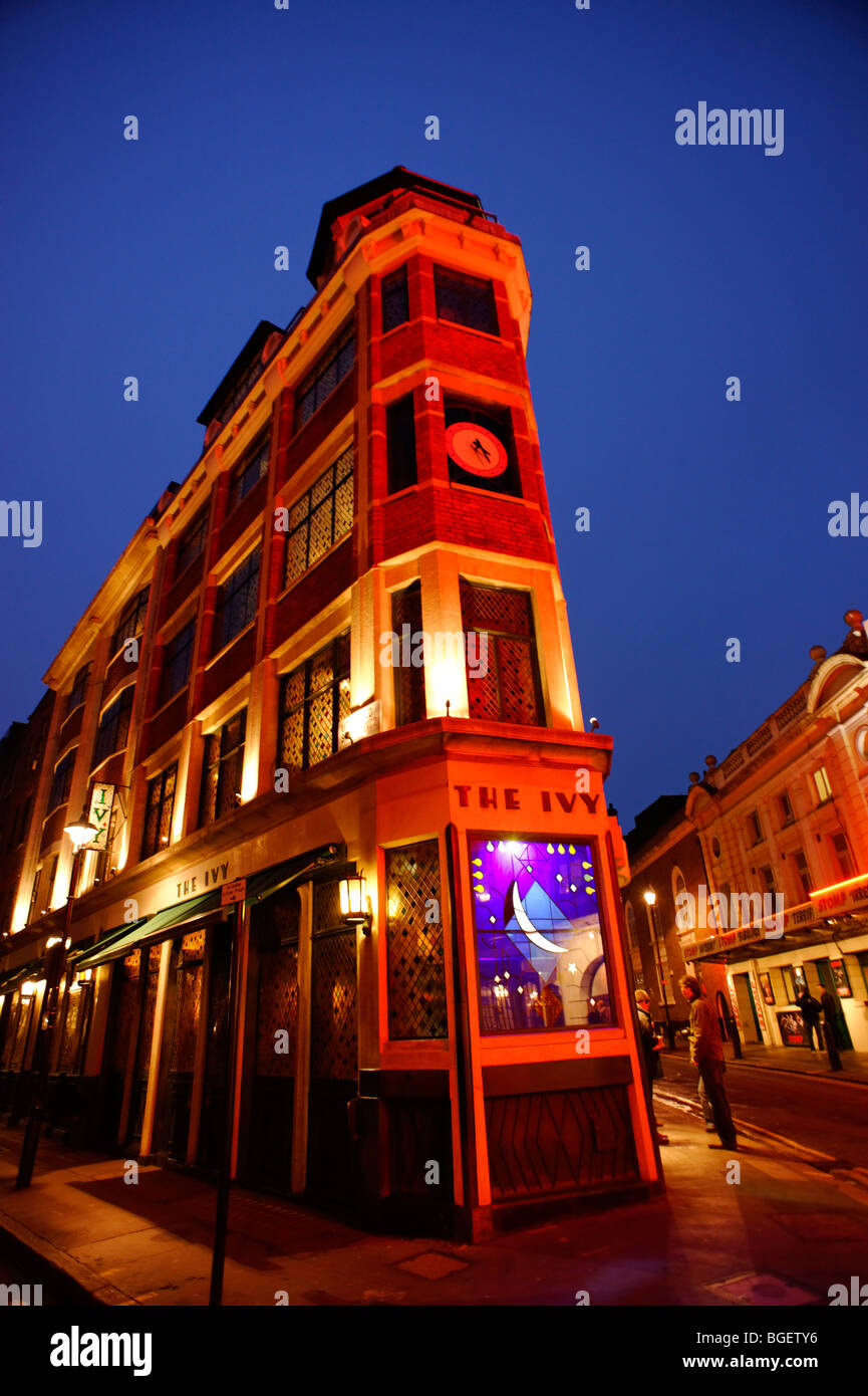 Die Efeu-Restaurant. London. GROßBRITANNIEN 2009 Stockfoto