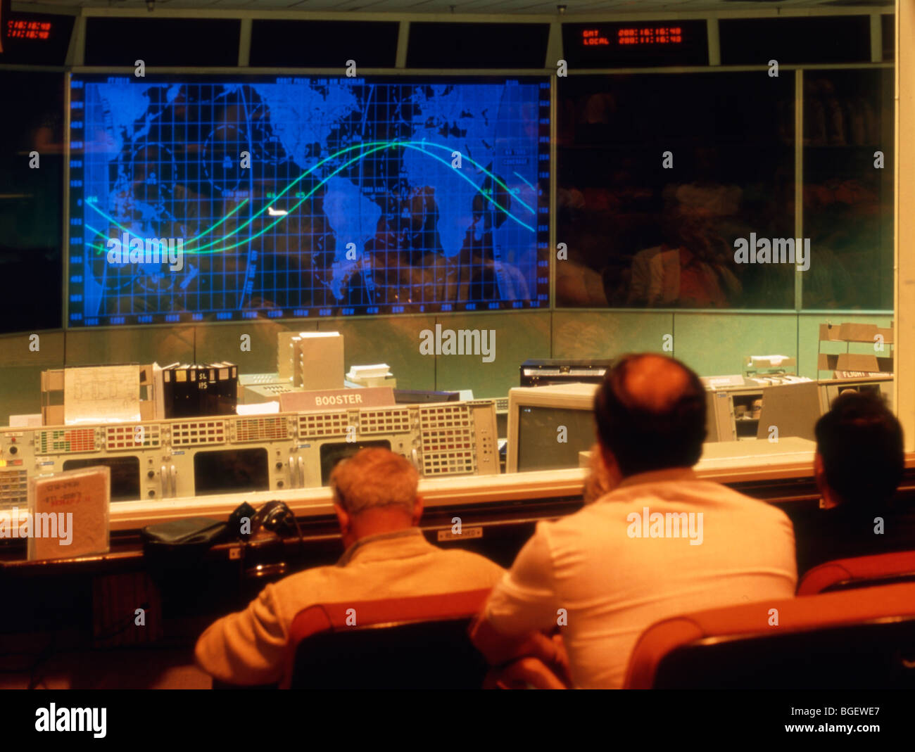 USA Texas Houston NASA Space Center Mission Control Stockfoto