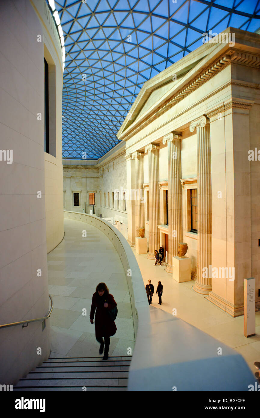 Der Great Court des British Museum. London-2009 Stockfoto