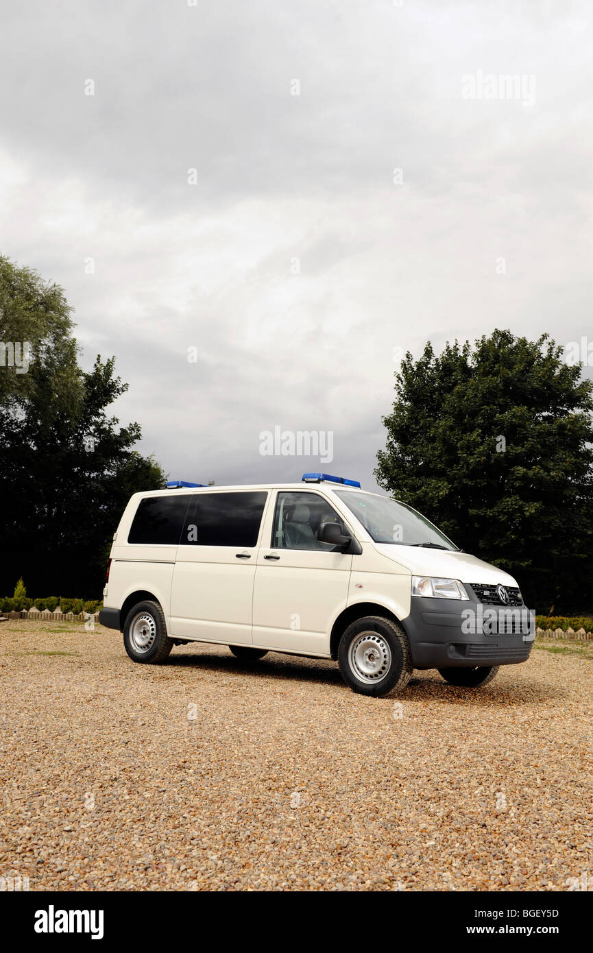 2009 VW Volkswagen Polizei van Stockfoto