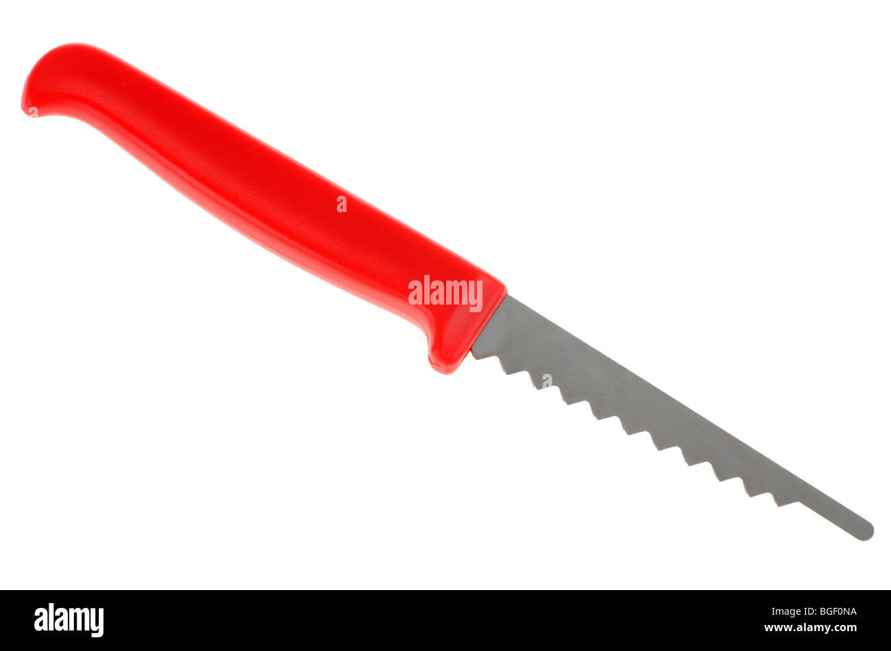 Messer für Kinder zu bedienen, "kindersicher" Messer Stockfoto