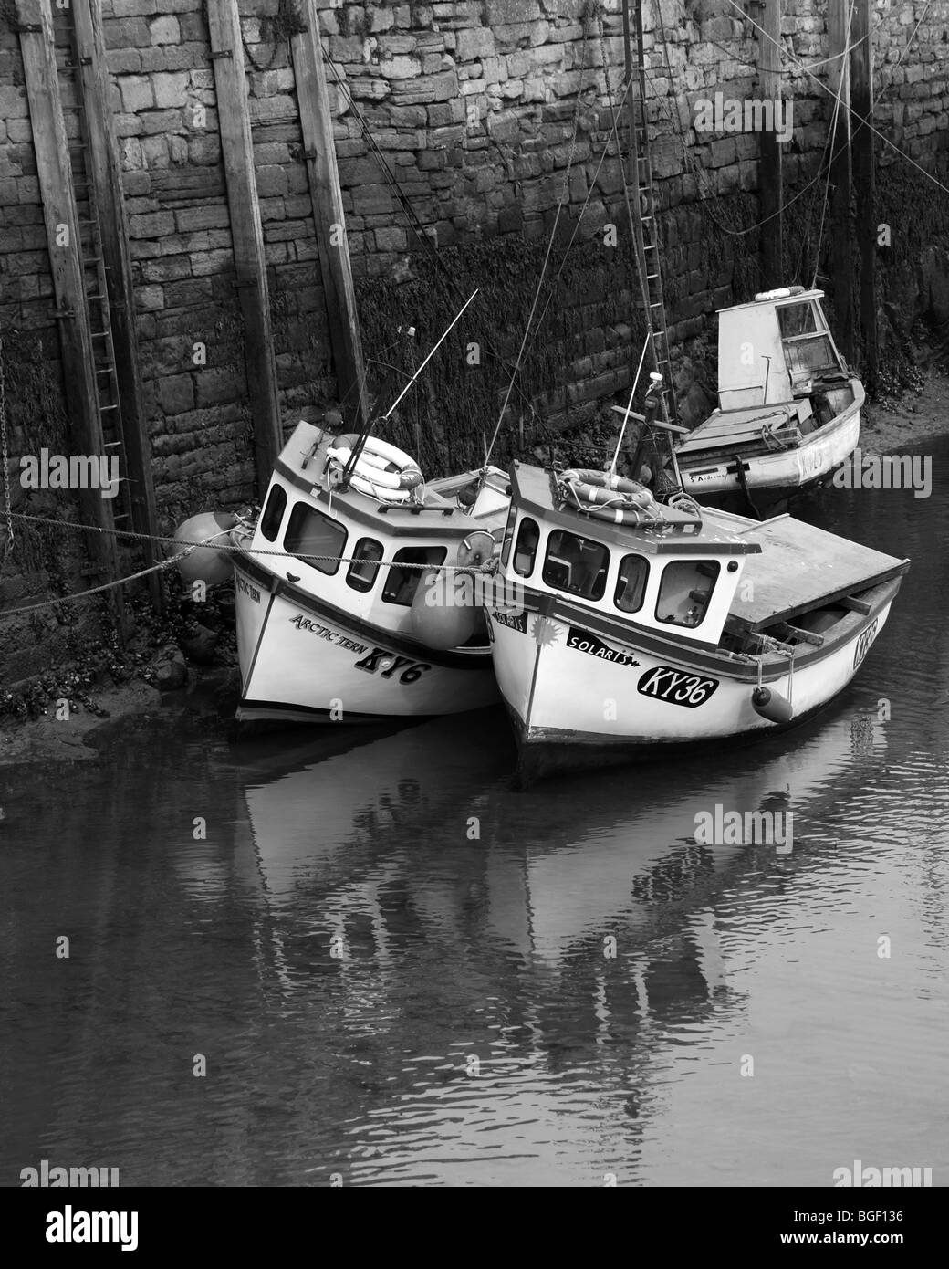 St Andrews Hafen Stockfoto