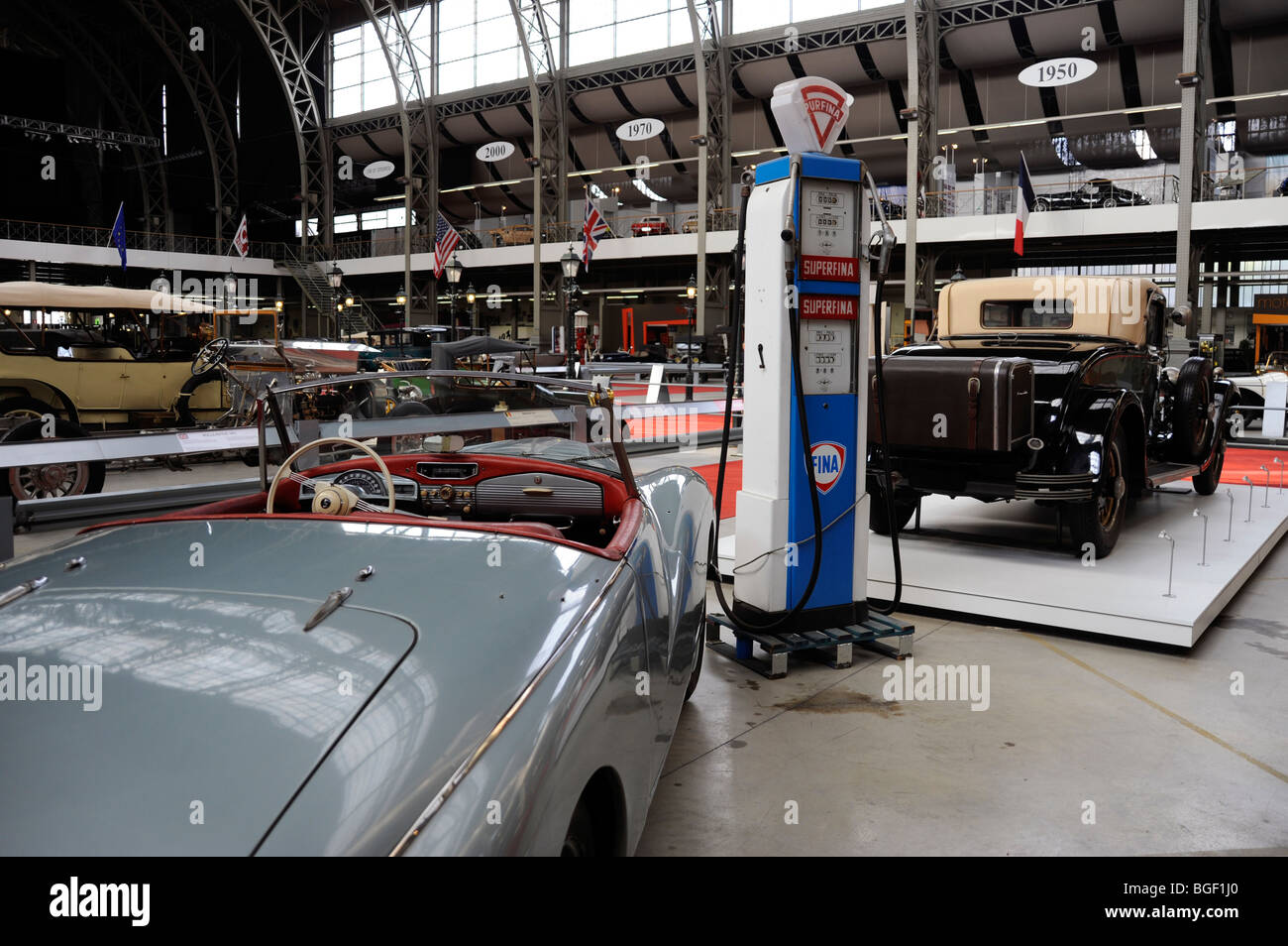 1954, Sunbeam Alpine, 4 Zylinder, 2267 cc, britische Produktion, Autoworld Museum, Park des fünfzigsten, Parc du Cinquantenaire, Brüssel Stockfoto