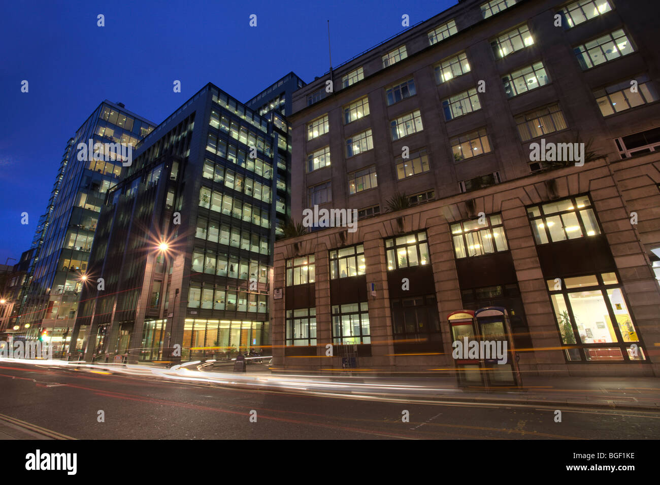 die Straßen der Stadt von London Stockfoto