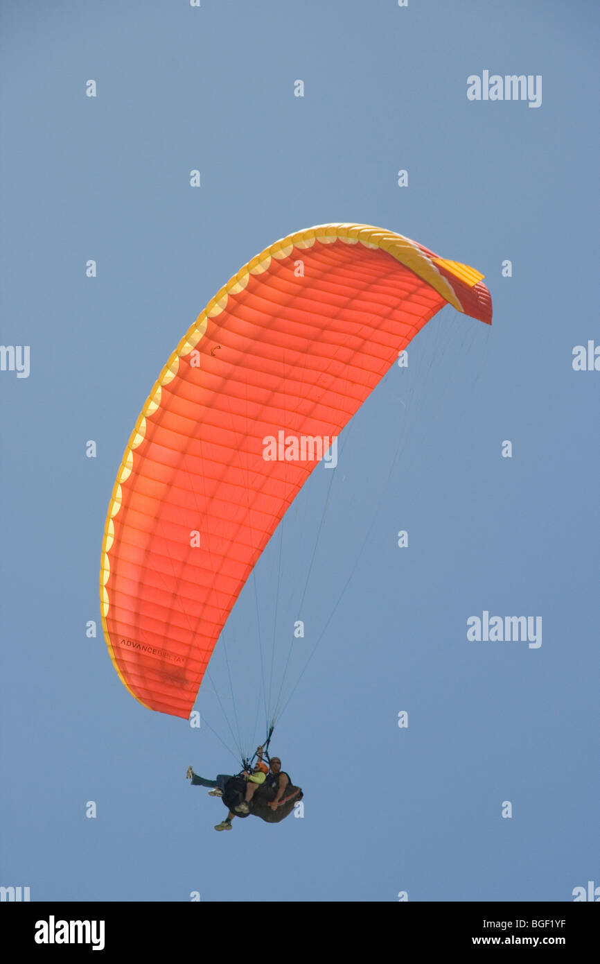 Paragliding Stockfoto