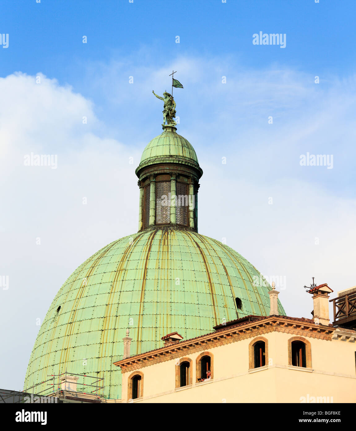 Kuppel der Kirche San Simeone Piccolo (San Simeone e Giuda), Venedig, Veneto, Italien Stockfoto