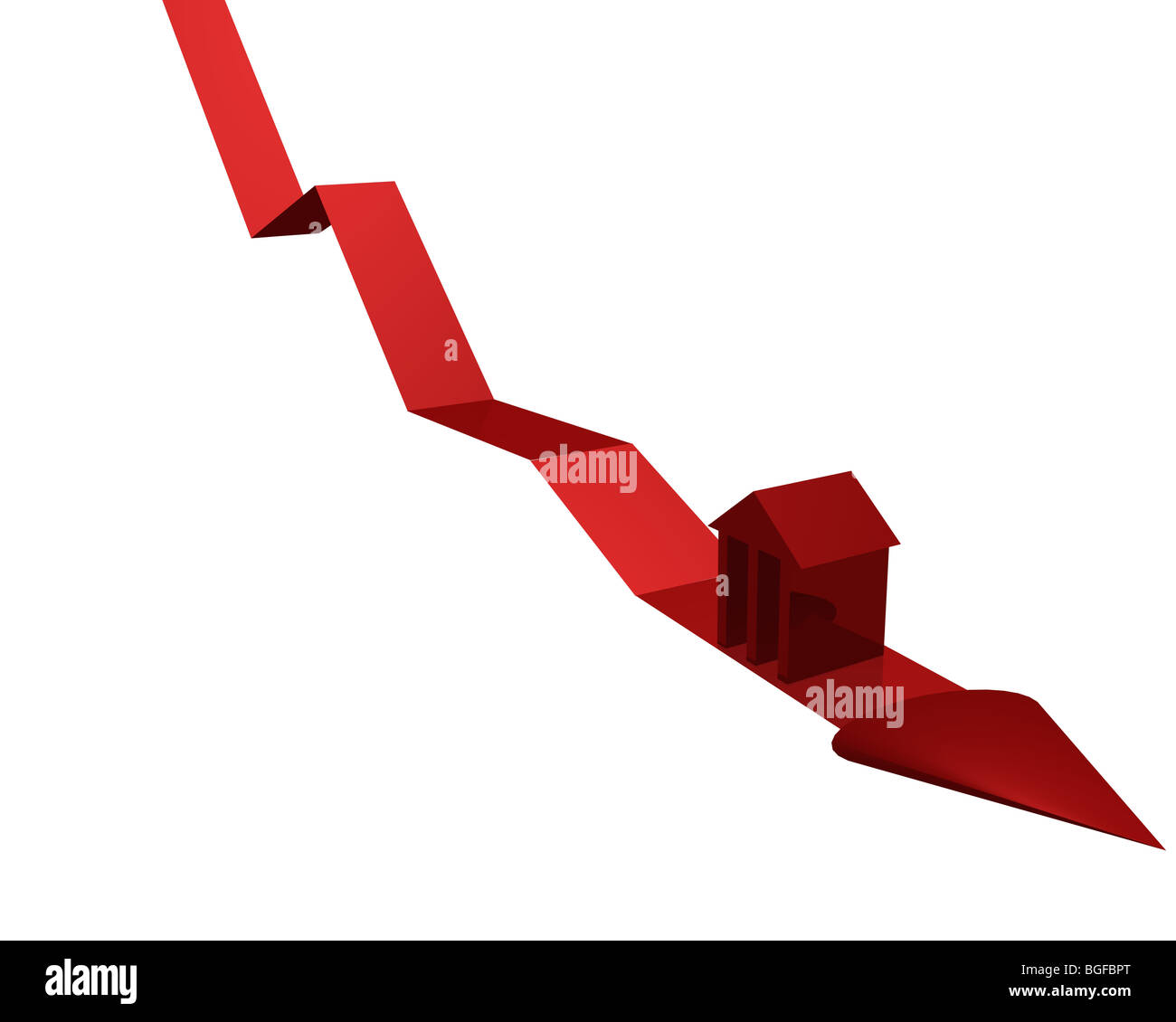 abnehmende Marktplatz Stockfoto