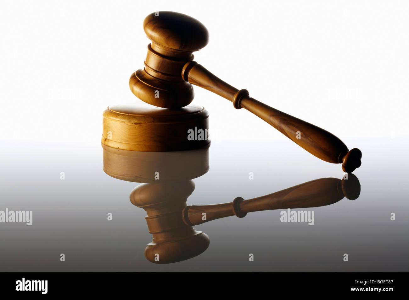 Hölzerne Hammer Stockfoto