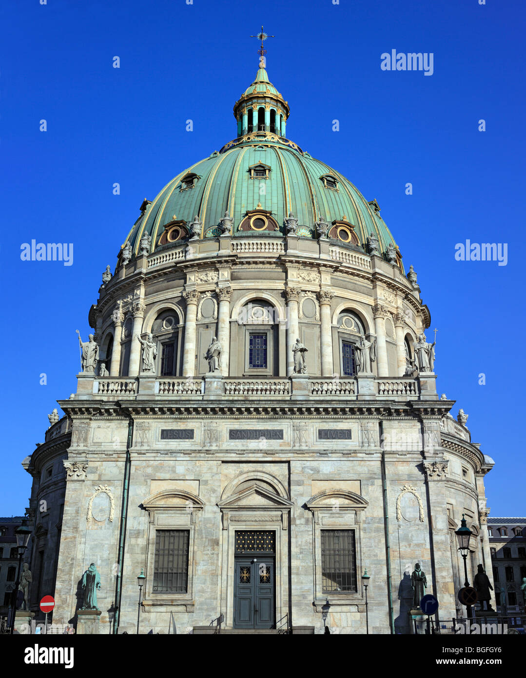 Frederik es Kirche (Marmorkirche), Kopenhagen, Dänemark Stockfoto