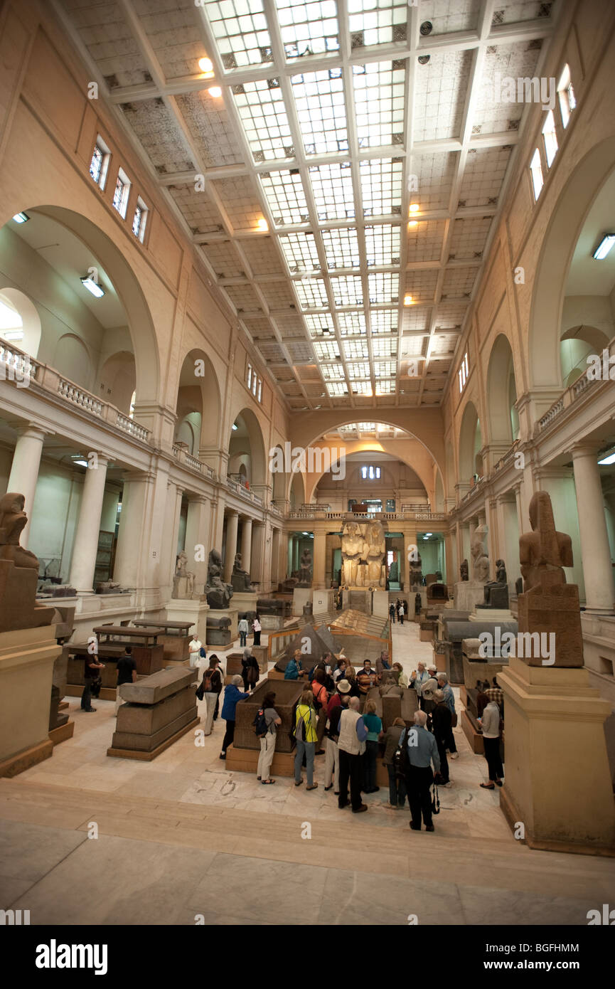 Ägyptische Museum in Kairo, Ägypten, Afrika. Stockfoto