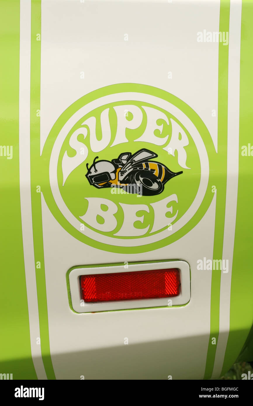 Auto-1969 Dodge Super Bee. Beavercreek-Popcorn-Festival Auto-Show. Beavercreek, Dayton, Ohio, USA. 3801RR Stockfoto