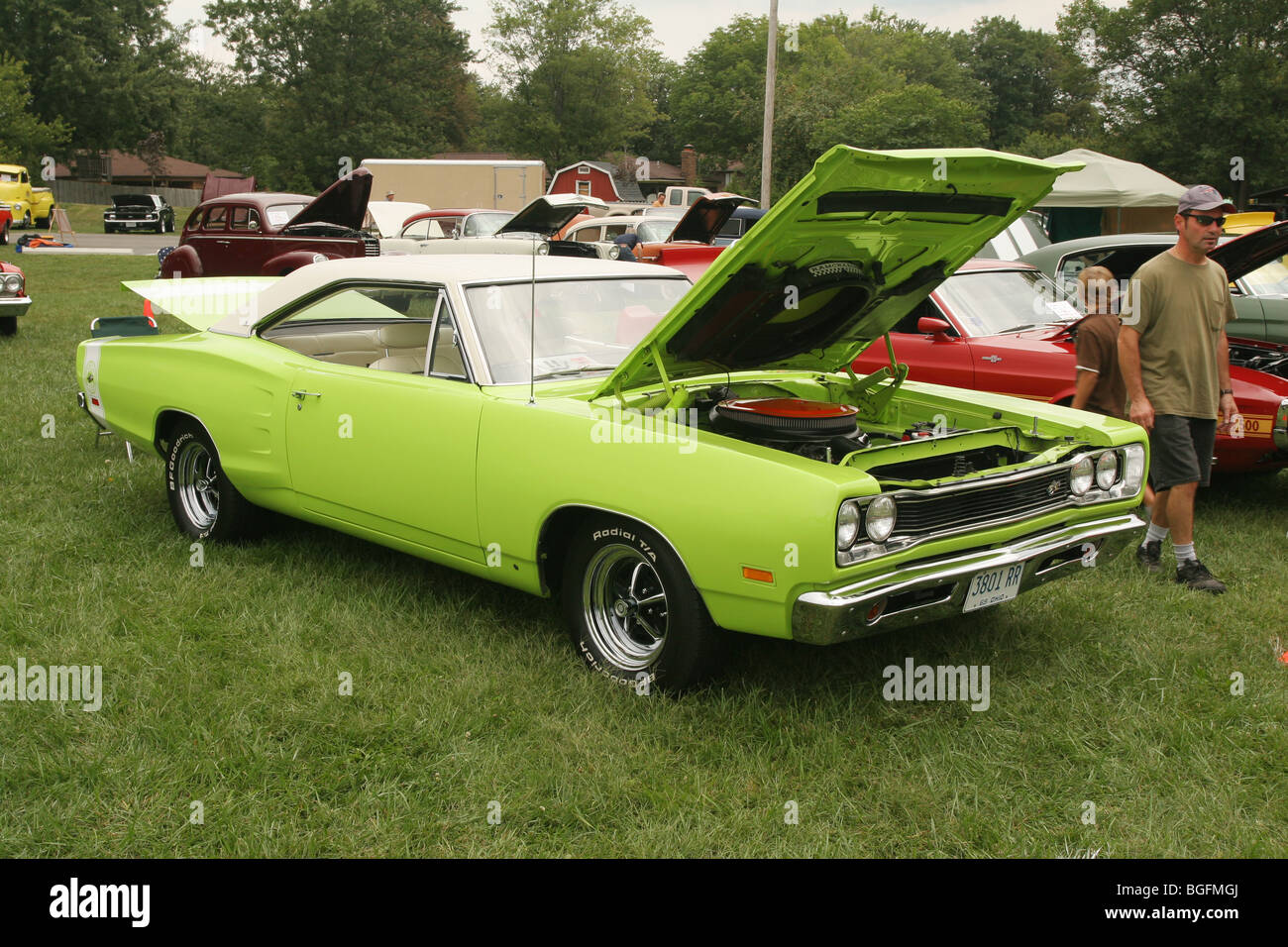 Auto-1969 Dodge Super Bee. Beavercreek-Popcorn-Festival Auto-Show. Beavercreek, Dayton, Ohio, USA. 3801RR Stockfoto