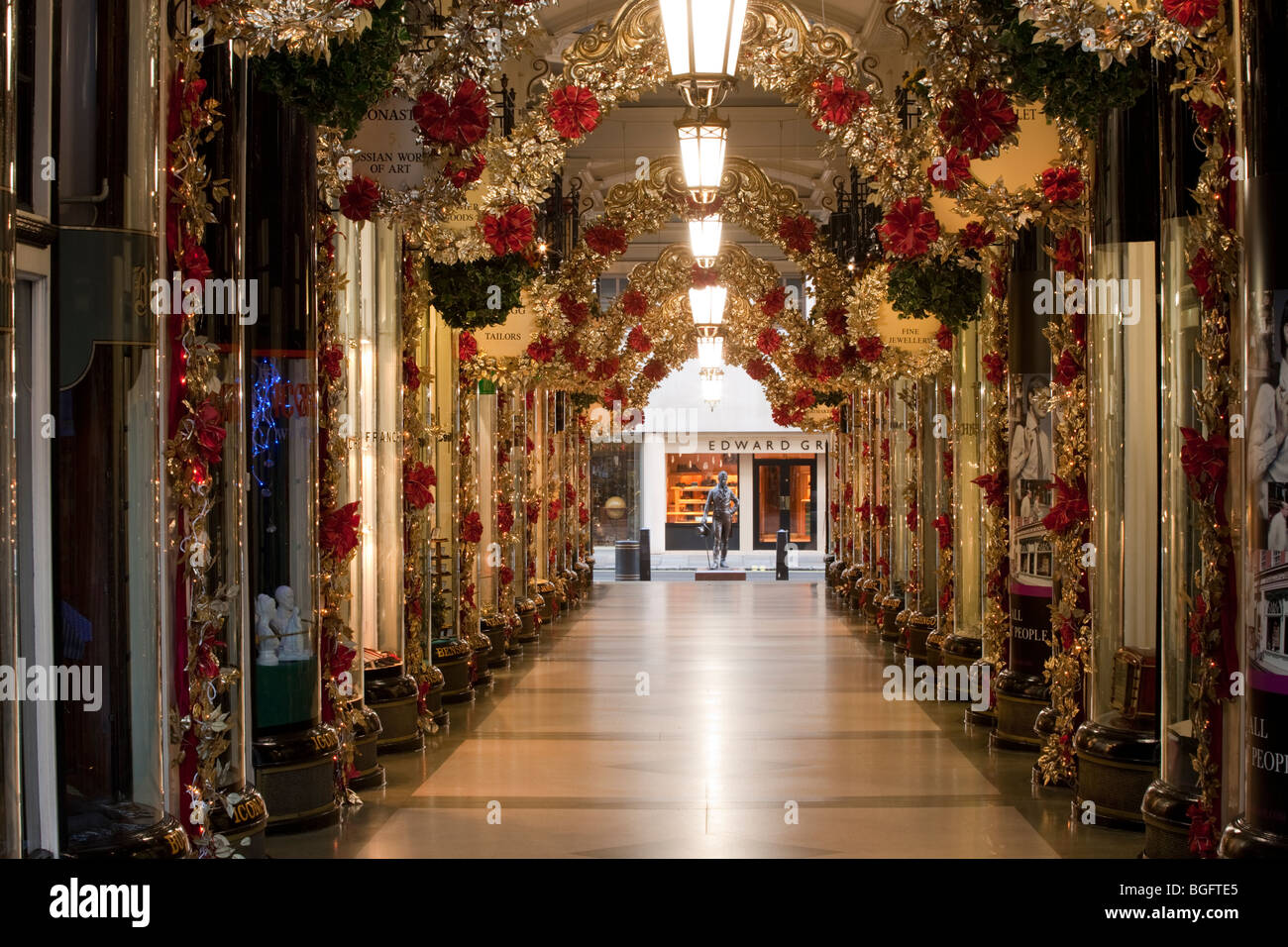 Piccadilly Arcade, Mayfair, London Stockfoto