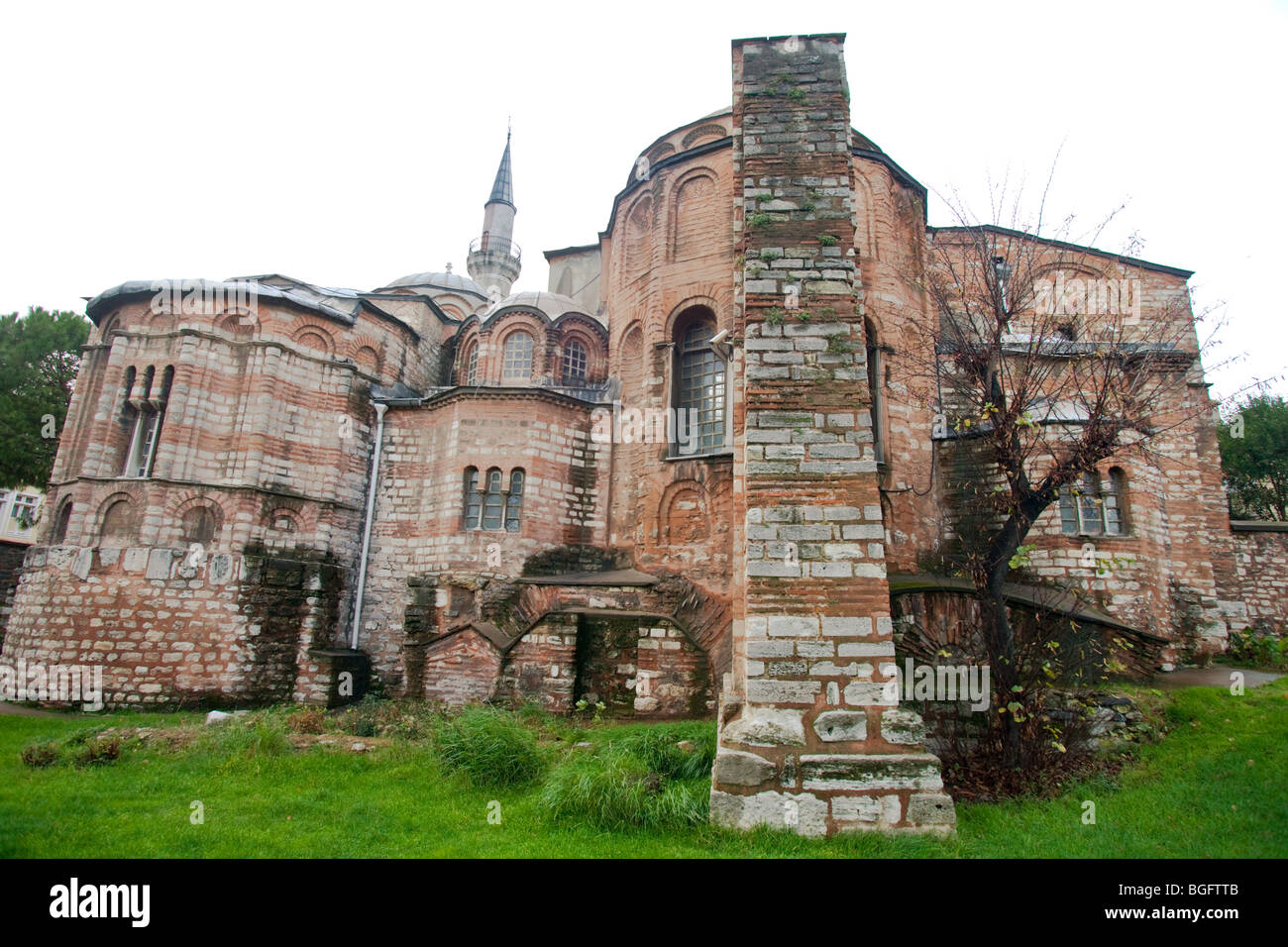 Die byzantinische Kirche des St. Erlöser in Chora, Edirnekapı, Istanbul, Türkei Stockfoto Die byzantinische Kirche des St. Erlöser in Chora, Edirnekapı, Istanbul, Türkei Stockfoto