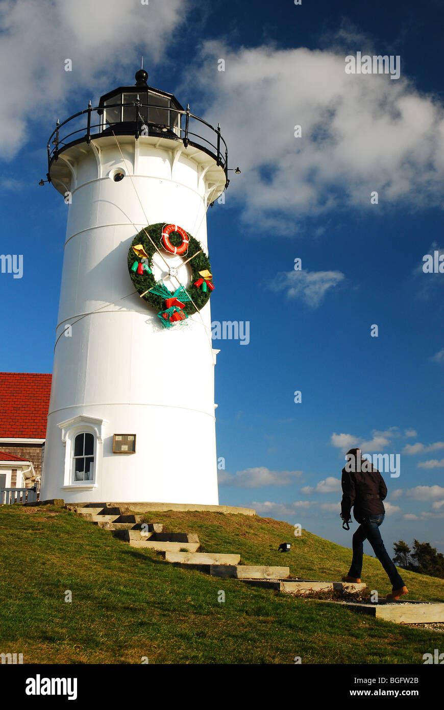 Nobska Lighthouse, Woods Hole, Massachusetts Stockfoto