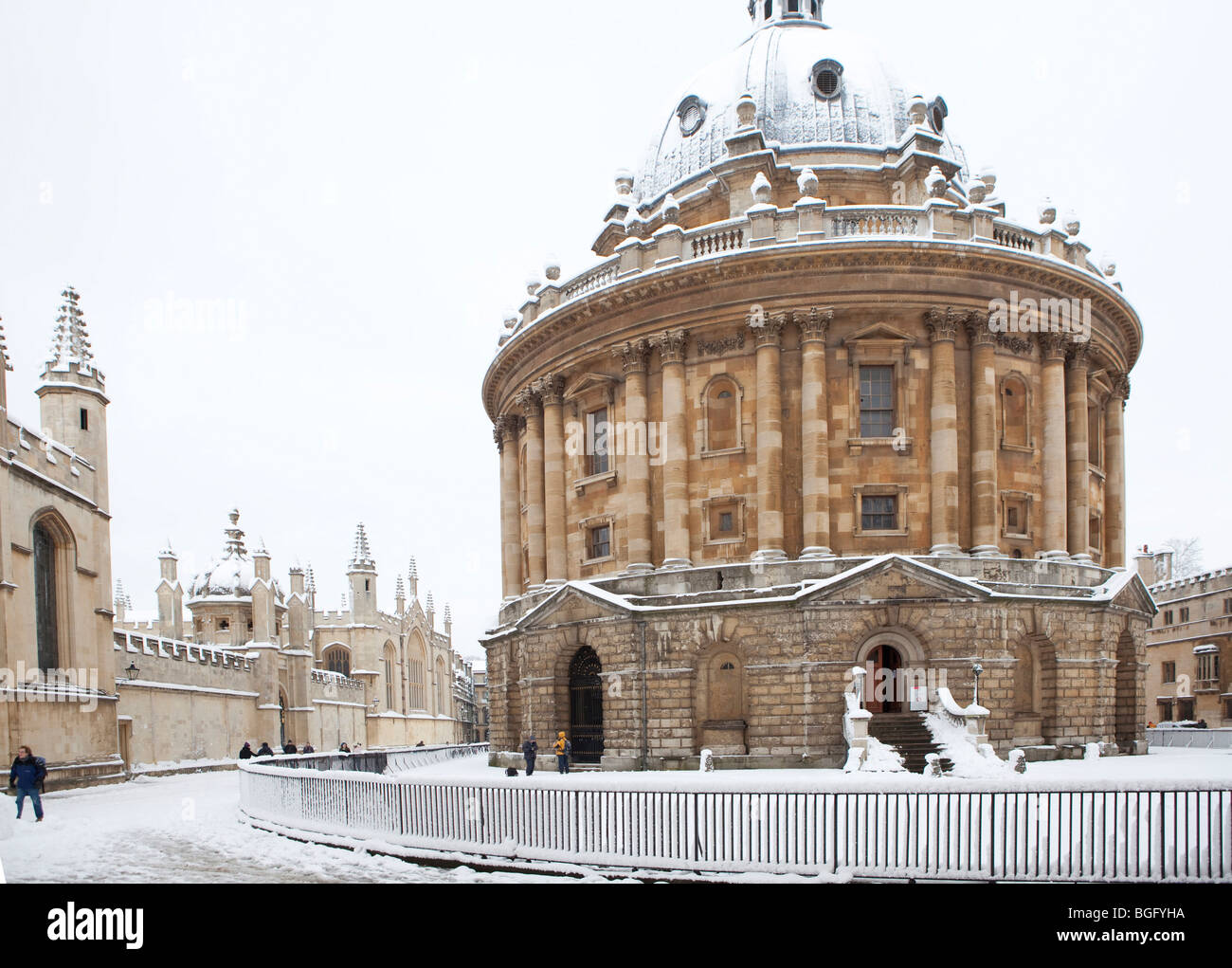 Die Radcliffe Camera, Oxford Radcliffe Square Stockfoto