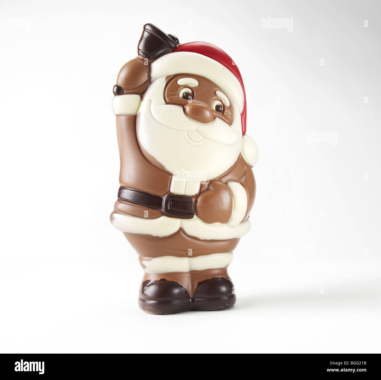 Schokoladen-Weihnachtsmann Stockfoto