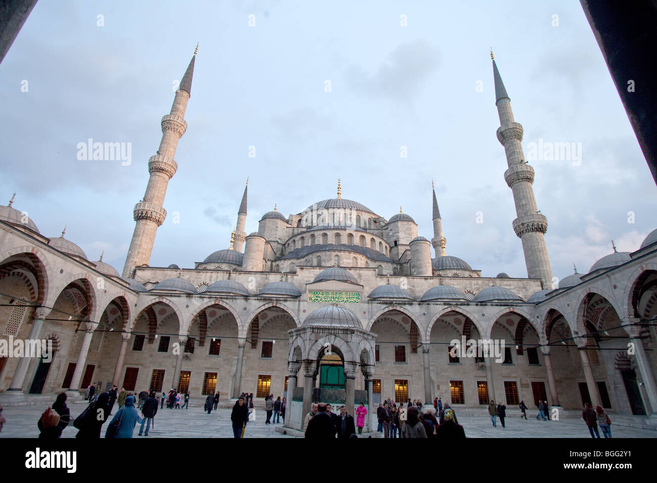 Blaue Moschee, Sultan-Ahmet-Moschee, Istanbul-Türkei Stockfoto